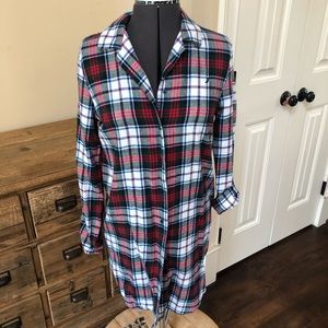 NAUTICA Sleepwear Flannel Nightgown  M
